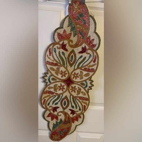 Beaded Decorative Table Runner or Wall Art - Picture 14 of 15